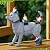 Chunful Dog and Gnome Garden Statues for Outside Decor with Butterfly Funny Yard Decorations Home Indoor Outdoor Patio Lawn Ornaments Housewarming Birthdays Gifts for Women Mom Grandma, 10.62 Inch