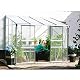 Anlehngewächshaus Vitavia Ida 5200 aus Aluminium mit Fundament