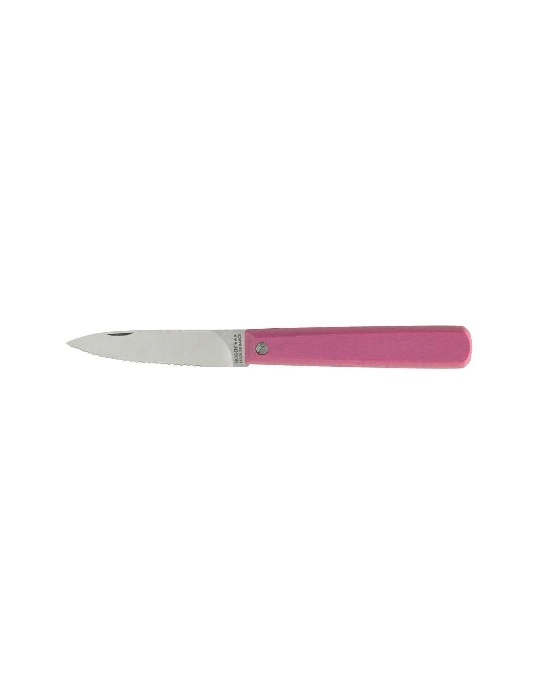 NOGENT 7951 Boite de 12 couteaux Office Pocket crante coloris