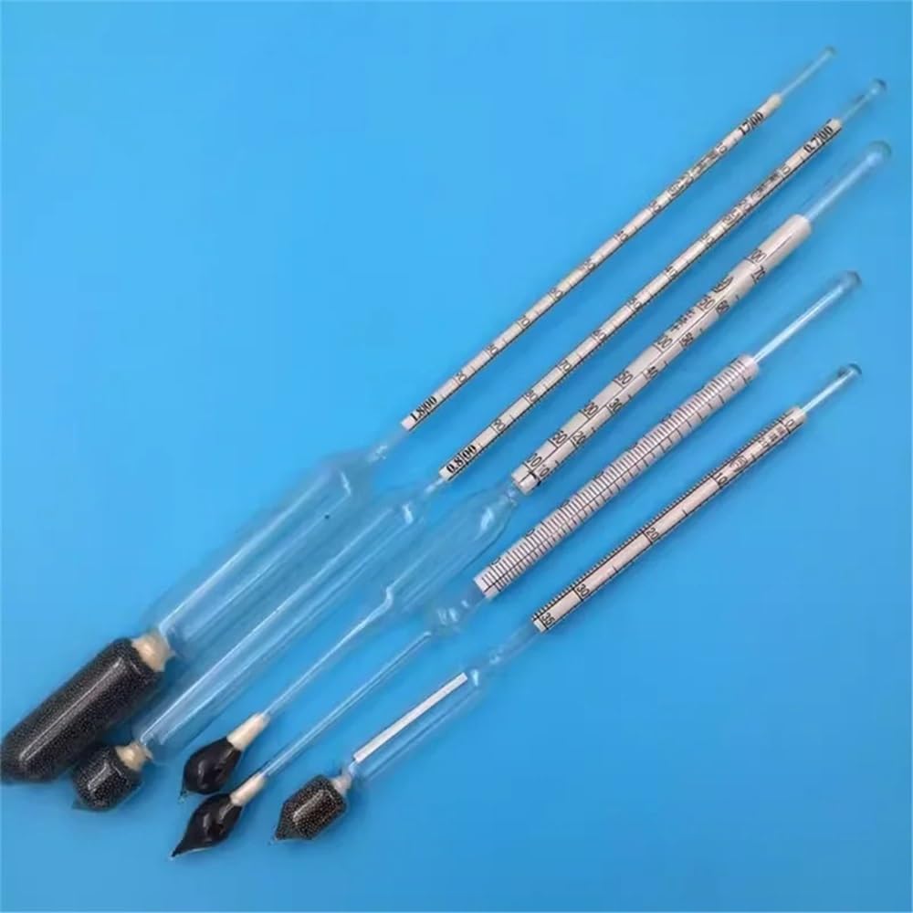 Densitometri in vetro da laboratorio idrometro liquido densimetro 1,0-1,2 kg/m3 2 pezzi