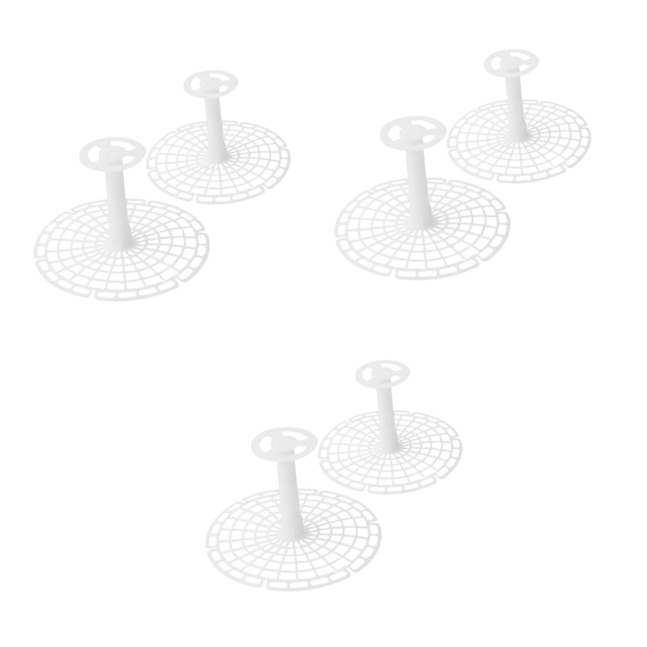 Presses à bocaux de fermentation Cabilock en plastique réutilisable - Lot de 3 sets (2 pièces x 3)