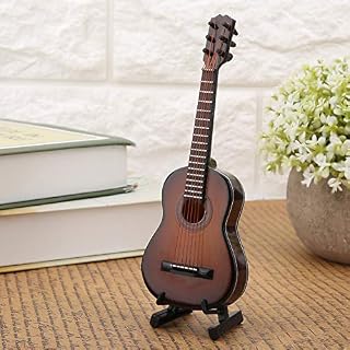 Miniature en Bois Guitare Modèle Affichage avec Support de Guitare et Boîte de Rangement Mini Ornements de Musique… - Les Beatles, Paul McCartney, John Lennon, RIngo Starr, George Harrison Miniature en Bois Guitare Modèle Affichage avec Support de Guitare et Boîte de Rangement Mini Ornements de Musique… – Image 6