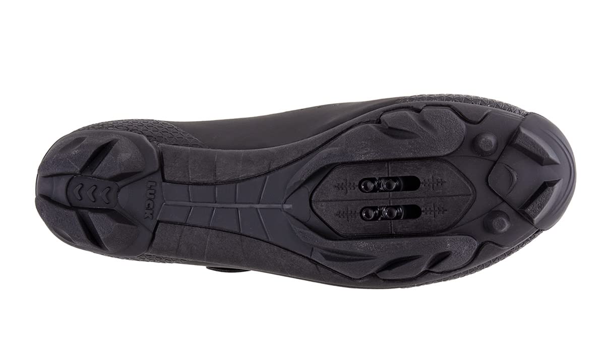 LUCK Zapatillas de Ciclismo Matrix Revolution MTB, con una estupenda Suela de Carbono Muy Ligera y rígida y Triple Velcro para un Ajuste