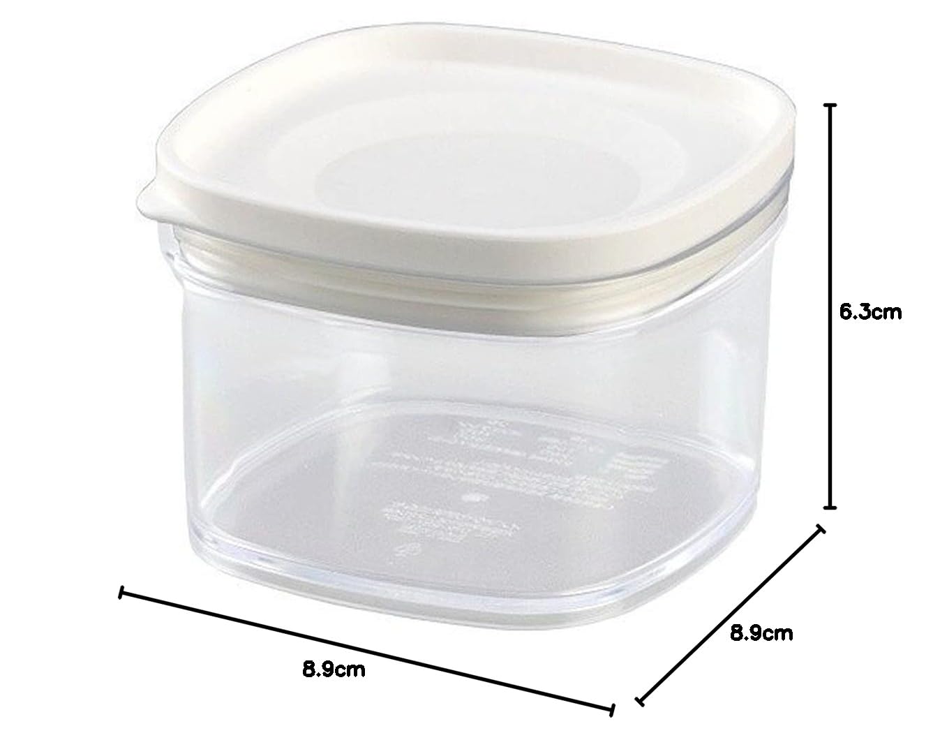 Amazon｜イノマタ ドライフードキャニスター220ml ホワイト 8.9×8.9