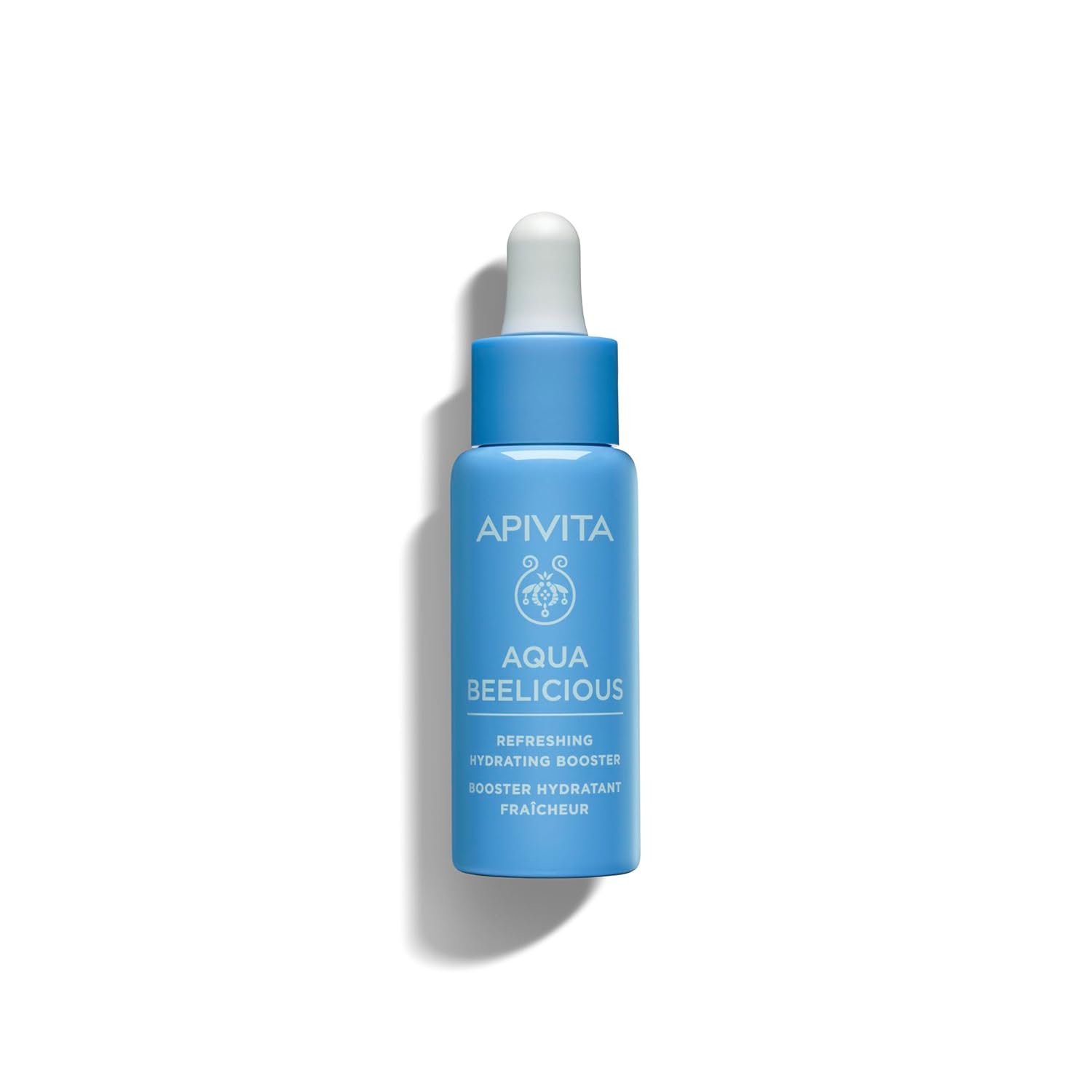 APIVITA Aqua Beelicious Hydrating Booster Serum | Hydrating, Soothing & Replenishing with Propolis, Honey, Hyaluronic Acid, Prebiotics & Flowers, 30 mL / 1 oz