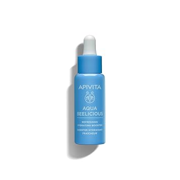 Apivita Aqua Beelicious Hydrating Booster Serum, Hydrating, Soothing & Replenishing with Propolis, Honey, Hyaluronic Acid, Prebiotics & Flowers