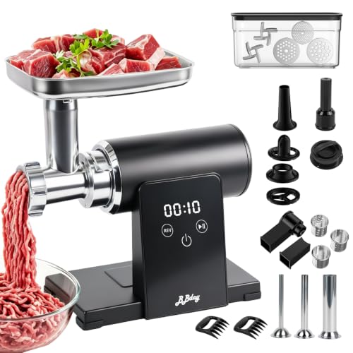 Image of Electric Meat Grinder with Touch Screen, 3200W MAX