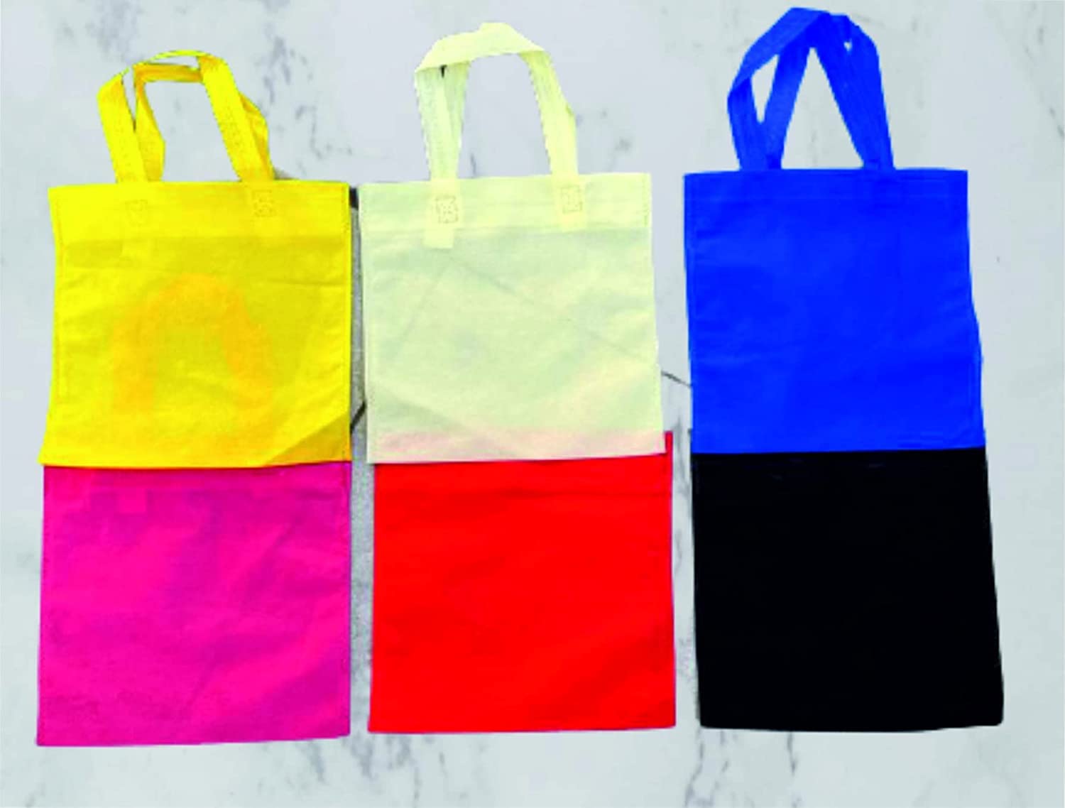 Non-Woven Party Gift Bags, Treat Tote Bags With Handles, 2 Colors Party