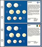  Prophila Collection 6 Stück Euro-Vordruck-Tabletts Irland, Finnland, Portugal, Spanien, Griechenland, Italien