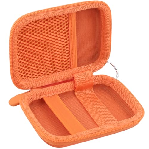 Image of khanka for Anker Nano Magsafe Power Bank Ultra-Slim 5,000Mah & Maggo Power Bank 10K Case,Compatible with Anker A1667 /A1665 /A1664 Slim Magnetic Charger, Protective Carrying Case Only (Orange)