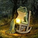 Miniature Frog Garden Statue, Home & Outdoor Decor Fairy Garden Accessories
