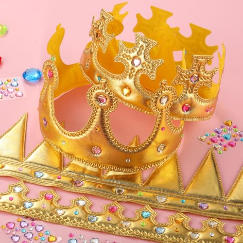 Coronas de princesa de espuma con diamantes adhesivos Yaomiao 7