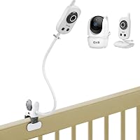 Lyeiaa Babafigyelő Tartó - Rugalmas Kamera Állvány GHB, ANMEATE SM24, Goodbabyuu24, Babysense V24US Modellekhez - Vezeték Nélküli Éjjellátó  1