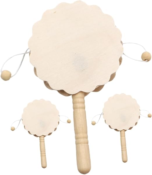 Maracas Di Legno Variopinti Del Giocattolo Immagine Stock - Immagine di