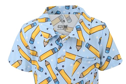 Image of Unique Baby Moisture Wicking Kids Polo Shirts for Toddler Boys Polo Shirt