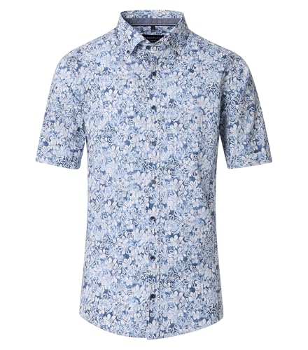 Chemise CASAMODA confort fit bleu 4XL à manches courtes pour une élégance quotidienne