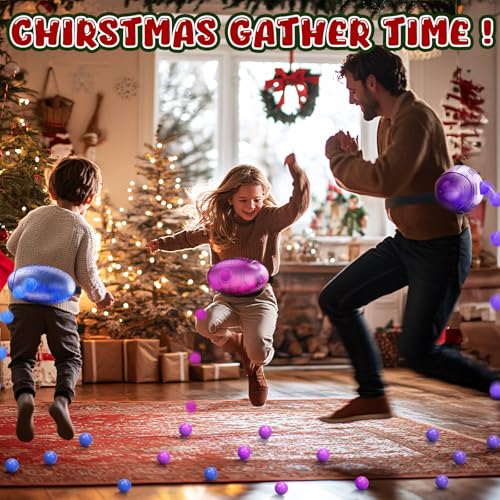 Skirfy Outdoor Party Games for Kids Adults, Translucent 3 Pack Shaking Ball Toy with 60 Balls, Birthday Outdoor Indoor Toys, Family Carnival Birthday Carvinal Game for Boy Girl Age 4-12 — view 3