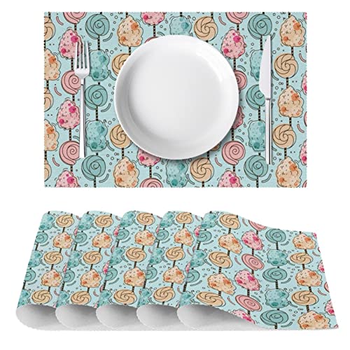 Sets de table thermorésistants Sweet Pattern pour vos repas conviviaux - 3