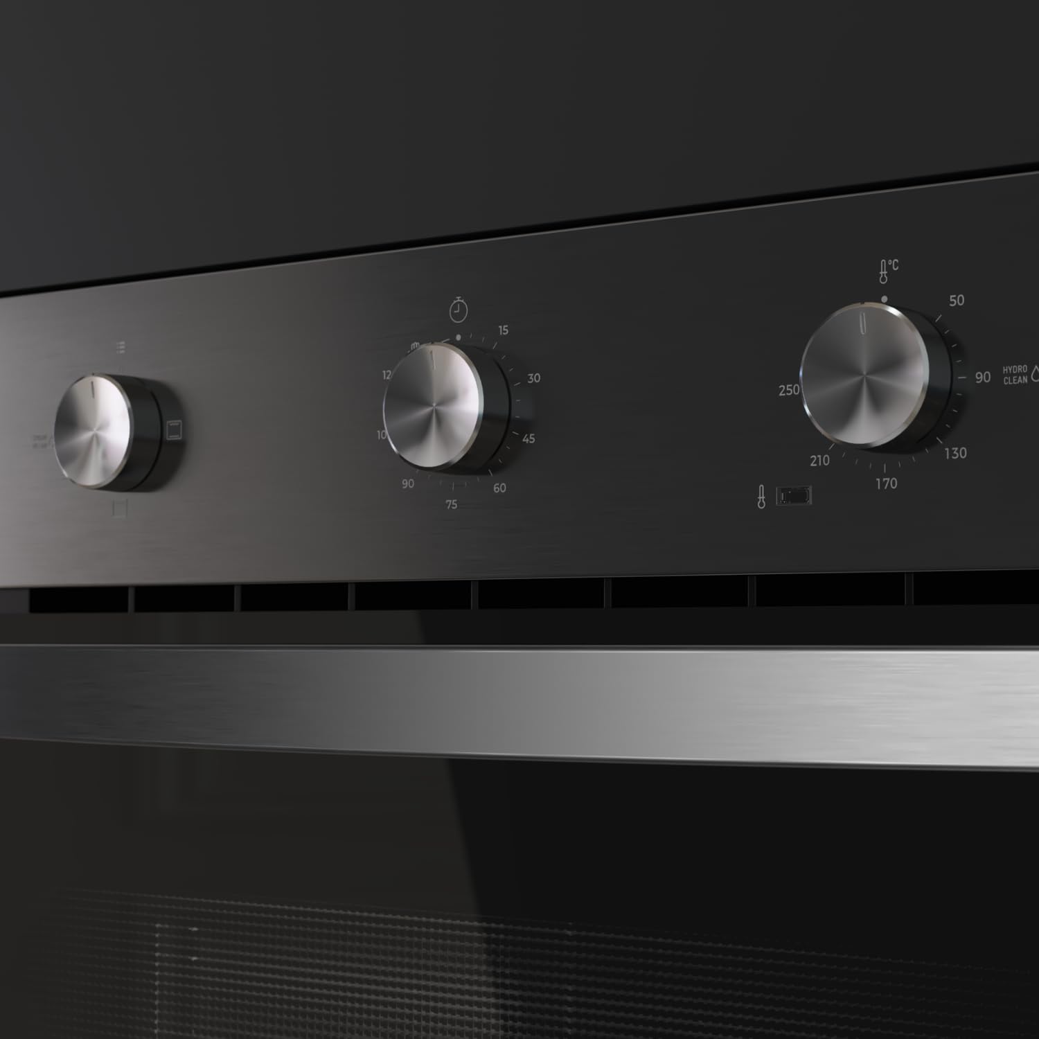 TEKA Horno Convencional HydroClean, ThermoSeal, Esmalte BrightClean, 3 Funciones de Cocción, Bandeja Antivuelco, 77/76 Litros, NEO HBB 5350 FBK