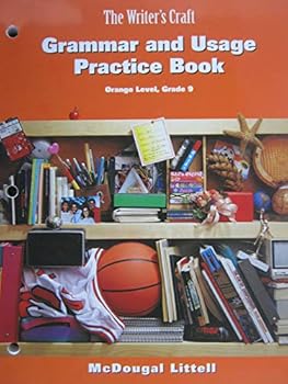 Paperback The Writer's Craft: Grammar and Usage Practice Book - Orange Level - Grade 9 (The Writer's Craft) Book