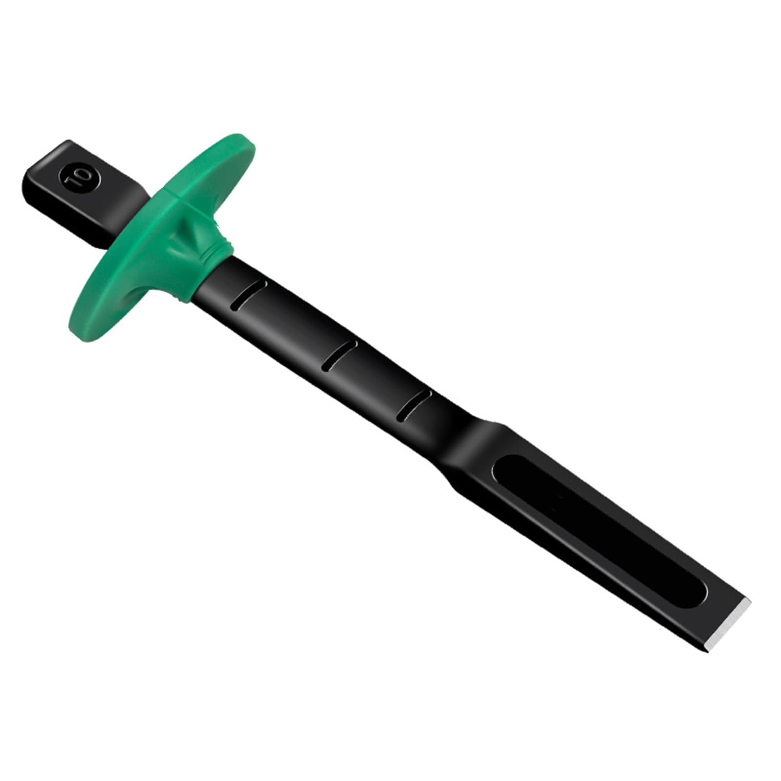 Tsophreniq 10 Inches Chisels Robusts Steel Stone Masonry Versatile Stone Carving Tool Flat For Stonework Flat