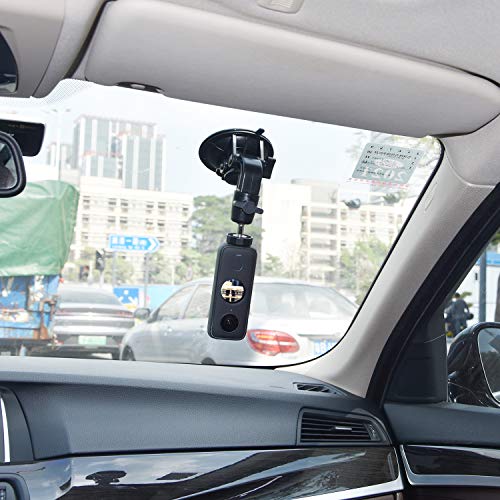 Image of Car Mount Suction Cup Dashboard Camera Holder Compatible with Insta360 One X3, One X2, One RS, ONE R, Dash Camera, Portable Camera