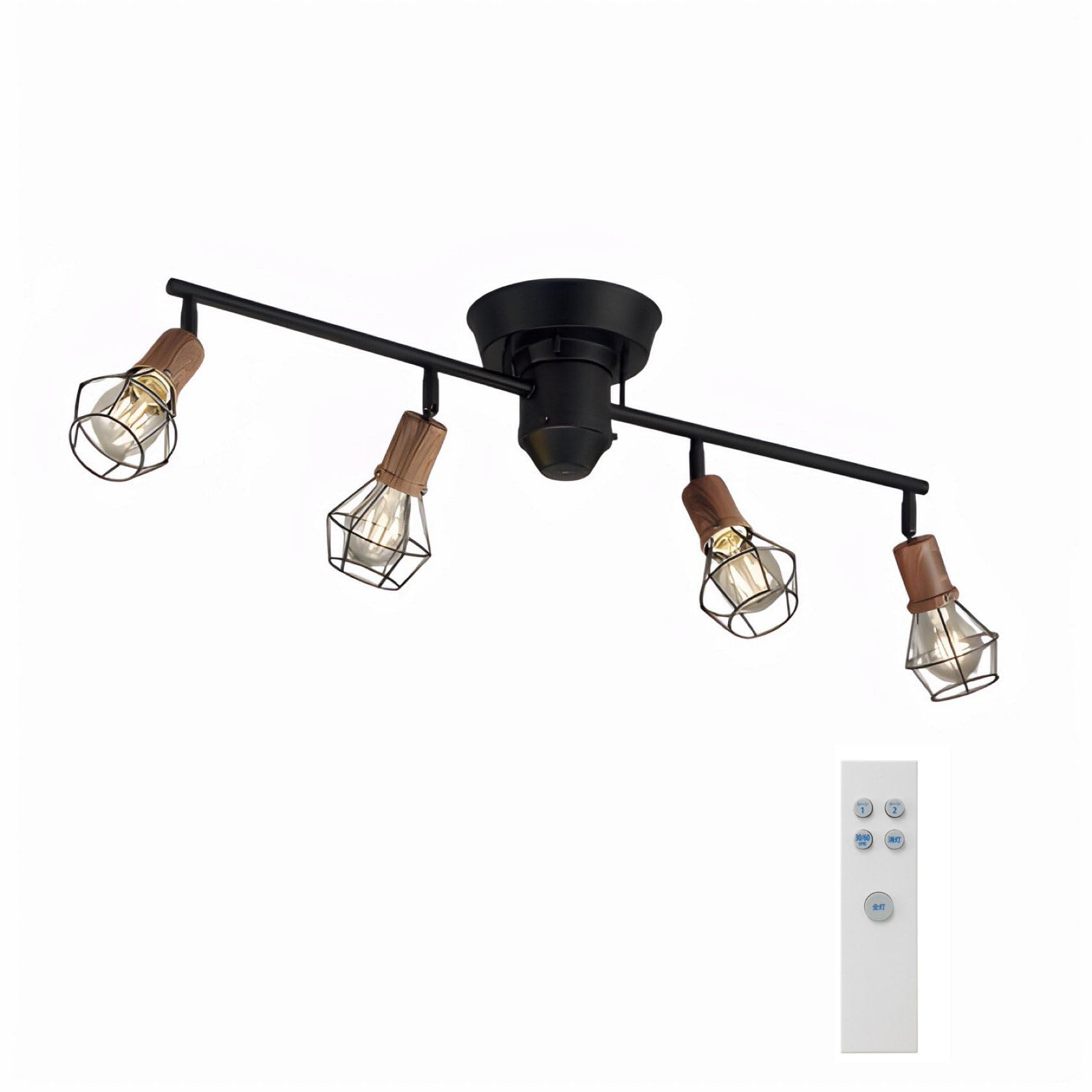 DAIKO LED スポットライト 黒 電球色 Amazon | 大光電機 DAIKO ロッドスポットライト LEDランプ(E26) 4灯