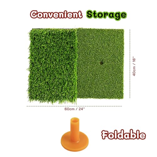 Tapis d'entraînement de golf pliable 60x40cm pour practice - 2