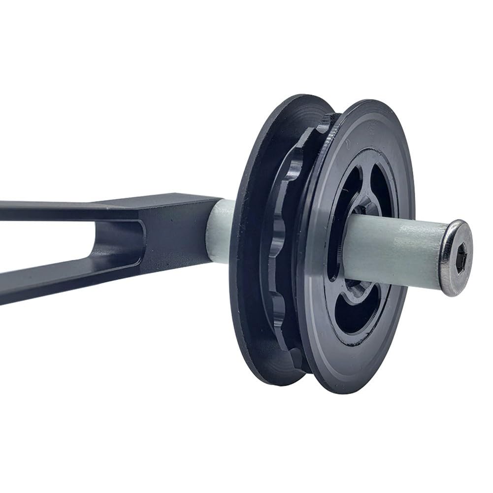 Napinacz łańcucha z pojedynczą prędkością do rowerów składanych Brompton Cline/Pline – stop aluminium, otwór montażowy 17,6 mm, nylonowe koło prowadzące 11T, kompatybilne z 3/4/5/6/7