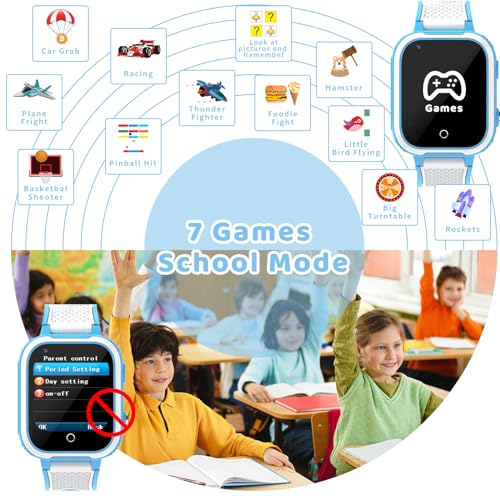 Ruopoem-Reloj-Inteligente-Nino-Camara-Despertador-Regalos-para-Ninas-y-Ninos