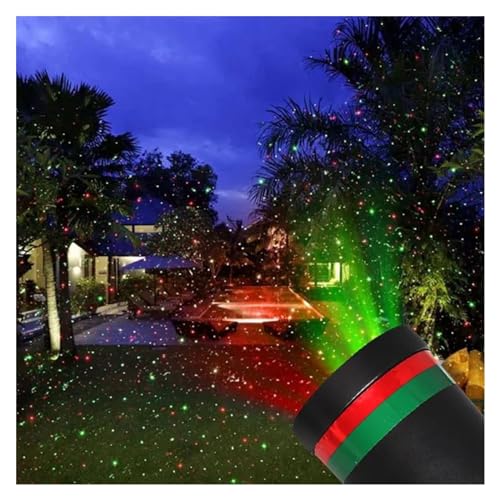 Lámpara LED impermeable con proyección de luz decorativa para árboles de jardín 3