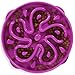 Kyjen Slow Feeder Dog Bowl Fun Feeder Stop Bloat Bowl for Dogs by Outward Hound, Large, Purple
