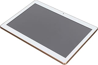 ANGGREK 10.1in HD White Tablet PC Octa Core 4GB RAM 64GB ROM Dual SIM Dual Standby, Android9.0, 128GB Expandable Storage (UK Plug)