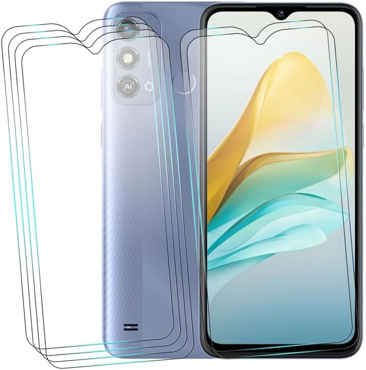 MAOUICI Screen Protector for Zte Blade A53+Zte Blade A53 Plus Screen Protector Tempered Galss (6.52 inches),9H Hardness HD Clear Anti-Fingerprint