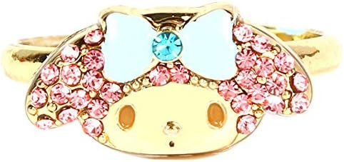 Amazon マイメロディ リング パヴェリング 指輪 フェイス 顔型 サンリオ プチアクセサリーコレクション おもちゃ雑貨 おもちゃ