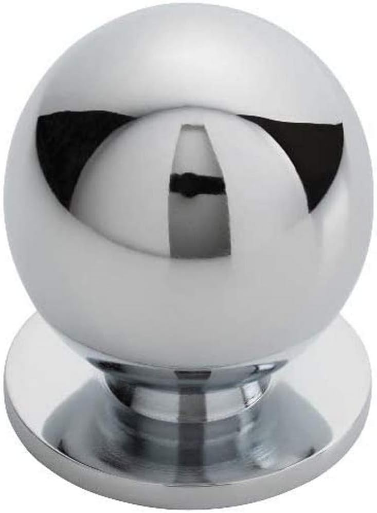 Carlisle Brass CH6DCP FTD Ball KNOB 30MM, Polished Chrome