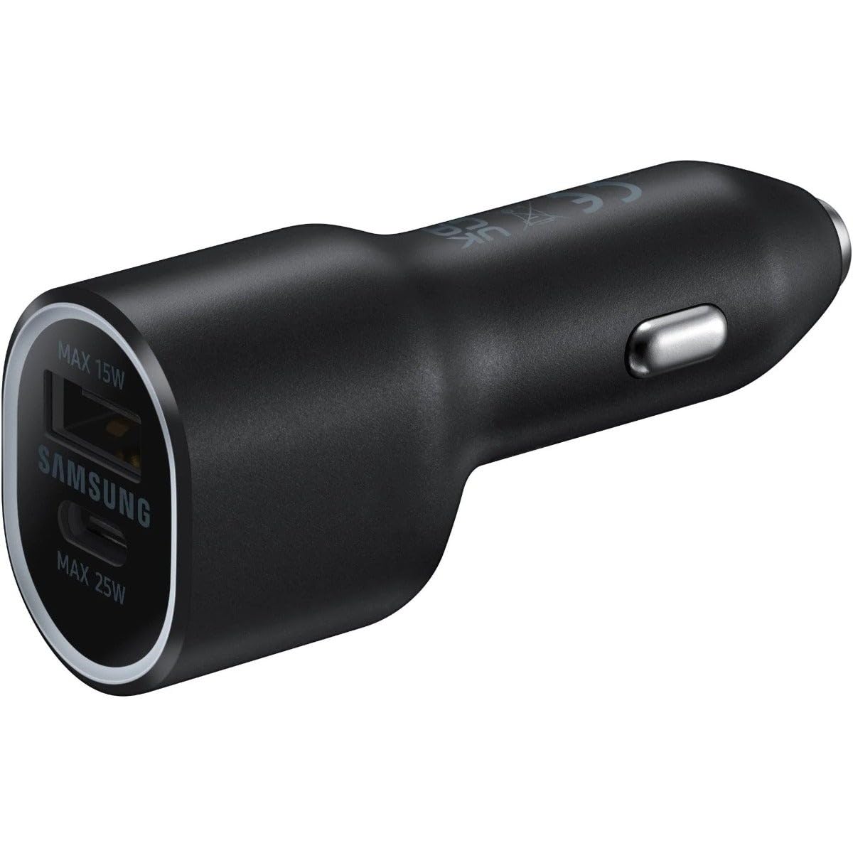 Vehicle Charger 2 Outputs USB-C/USB-A Ultra Fast Black 40W Without Cable