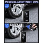 Inflador Ruedas Coche Hinchador Electrico: Aire Compresor Portatil 150 PSI