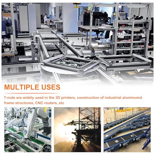 30 Stück M8 Nutensteine, 40-Serie Edelstahl Nutenstein M8 Gewinde mit Zentrierung Steg für Einschwenkbar Befestigungsmaterial Nutenstein M8