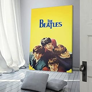 Poster décoratif sur toile The Beatles Band – Poster mural et art – Décoration moderne pour chambre à coucher familiale… - Les Beatles, Paul McCartney, John Lennon, RIngo Starr, George Harrison Poster décoratif sur toile The Beatles Band - Poster mural et art - Décoration moderne pour chambre à coucher familiale… – Image 3