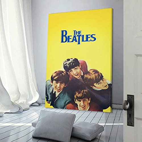 Poster décoratif sur toile The Beatles Band – Poster mural et art – Décoration moderne pour chambre à coucher familiale… - Les Beatles, Paul McCartney, John Lennon, RIngo Starr, George Harrison Poster décoratif sur toile The Beatles Band - Poster mural et art - Décoration moderne pour chambre à coucher familiale… – Image 4