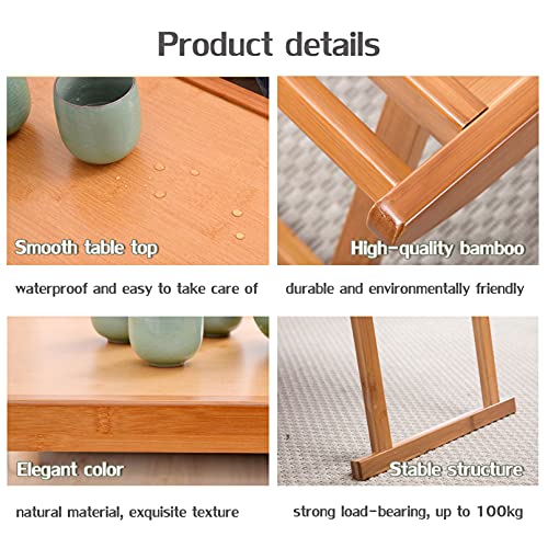 Table de patio en bambou : la solution pour petits espaces - 7