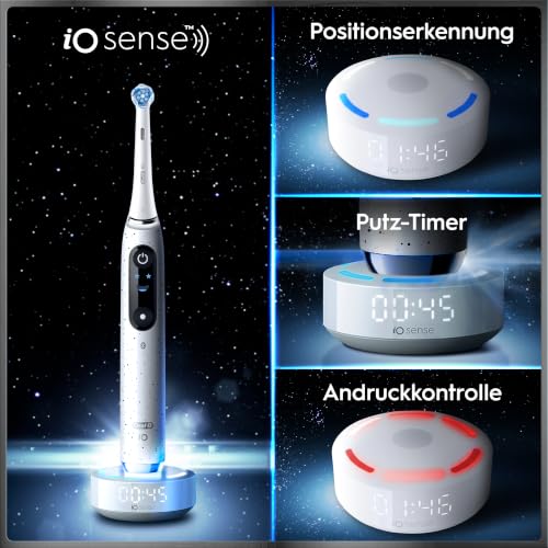 Oral-B iO Series 10 Elektrische Zahnbürste, Weiß – Ansicht 3