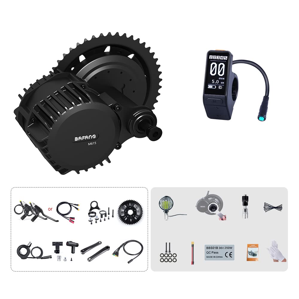 Bafang Mid Drive Motor 1000W 750W 500W 350W 250W Electric Bike Conversion Kit BBS03 BBS02B BBS01B fo