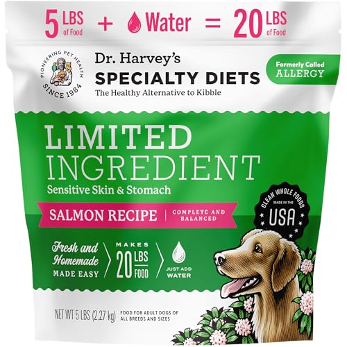 Dr. Harvey's Specialty Diet Ltd Ingredient Dog Food, Salmon (5 lb)