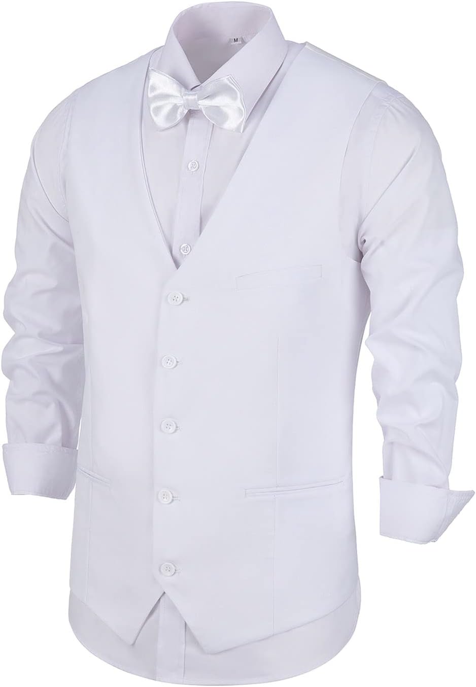 Men's Suits Vest V-Neck Sleeveless Slim Fit Jacket Groomman Casual Suit Vests for Wedding Formal Party Tuxedo for Men