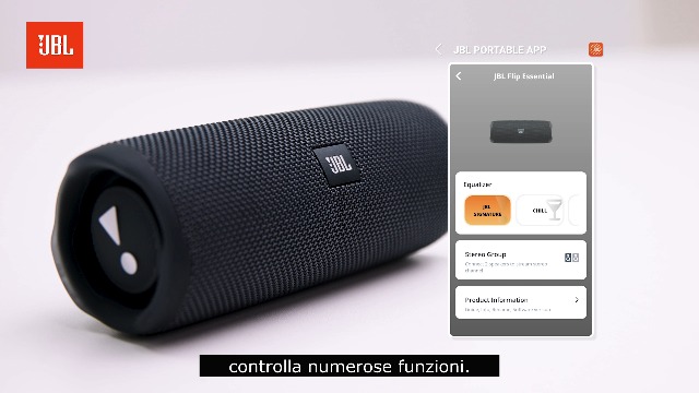 JBL Flip Essential 3, Portable Bluetooth Speaker, Black | Batteria