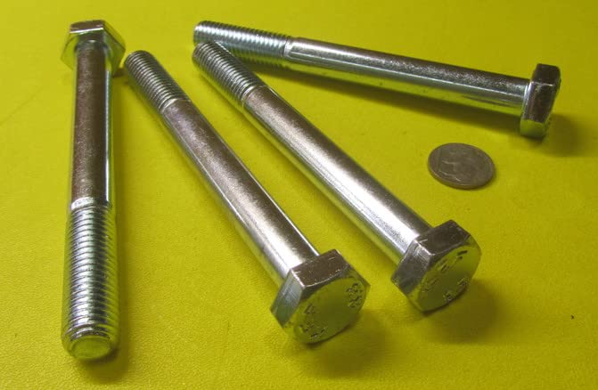 Class 8.8 Zinc Steel Bolts PT M14 x 2 mm x 130 mm Long 4 pcs