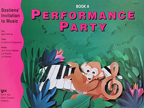 WP278 - Bastien Invitation To Music Performance Party Book A