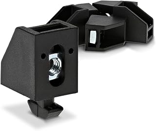 8020, 14139, 15 40 Series, Drop in Plastic Nylon Panel Mount Block Connector 80/20 Extrusion Accessories (5 Pack)